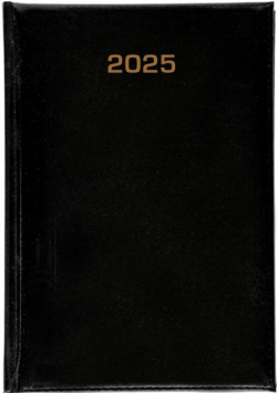 Kalendarz 2025 dzienny A5 Baladek czarny