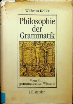 Philosophie der Grammatik