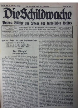 Die Schildwache nr 1- 52, ok.1925r.