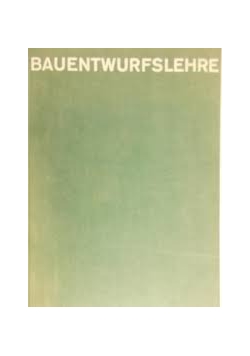 Bauentwurfslehre