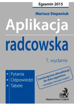 Aplikacja radcowska. Pytania odpowiedzi tabele
