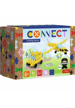 Klocki Connect - Awionetka / Samochód S TREFL