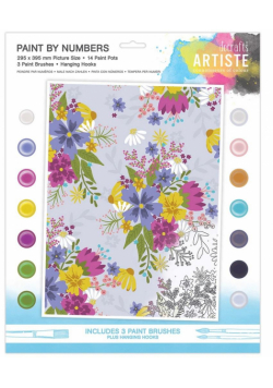 Malowanie po numerach - Crowded Florals
