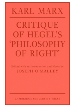 Critique of Hegel's 'Philosophy of Right'