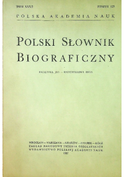 Polski Słownik Biograficzny Tom XXX / 2 Zeszyt 125