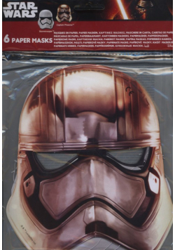 Maska papierowa Star Wars Capitan Phasma, Szturmowiec
