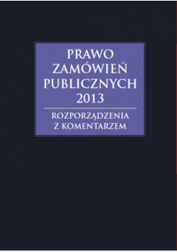 Prawo zamówień publicznych 2013