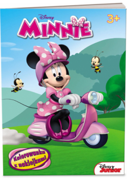 Minnie. Kolorowanka z naklejkami