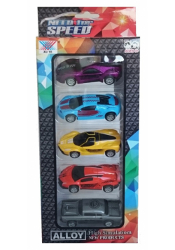 Autka metalowe 1:50 5 sztuk
