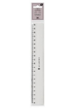Linijka plastikowa 20cm Academy