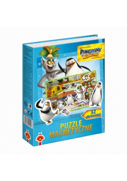 Puzzle magnetyczne Pingwiny z Madagaskaru