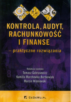 Gabrusewicz Tomasz (red.) - Kontrola, audyt, rachunkowość i finanse