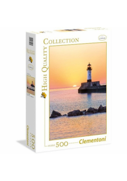 Puzzle 500 High Quality Collection Sunset to the Lighthouse