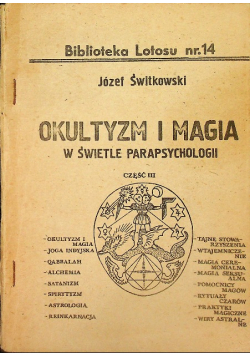 Okultyzm i magia w świetle parapsychologii