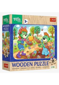 Puzzle drewniane 24 Poznaj Rodzinę Treflików TREFL