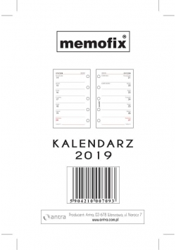 Wkład kalendarzowy Memofix mały TNS ANTRA