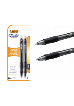 Długopis żelowy Gel-ocity czarny 2szt BIC