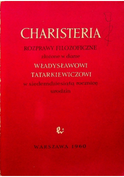 Charisteria Rozprawy filozoficzne
