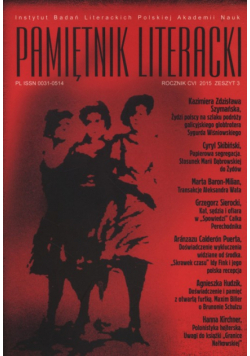 Pamiętnik literacki 3/2015