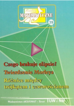 Czego brakuje elipsie twierdzenie Morleya