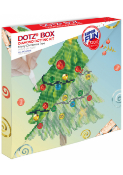 Diamond Dotz Dotz Box Merry Christmas Tree