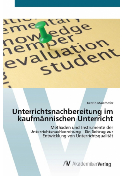 Unterrichtsnachbereitung im kaufmännischen Unterricht