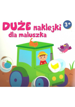 Duże naklejki dla maluszka Traktor