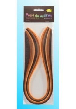 Paski do quillingu 5mmx50cm brązowe 100szt