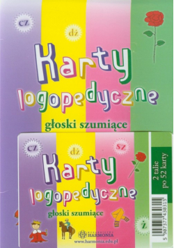 Karty logopedyczne głoski szumiące + Pudełko