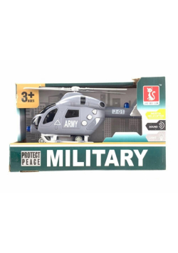 Helikopter wojskowy ze światłem i dźwiękiem mix