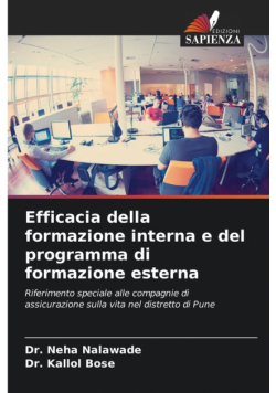 Efficacia della formazione interna e del programma di formazione esterna