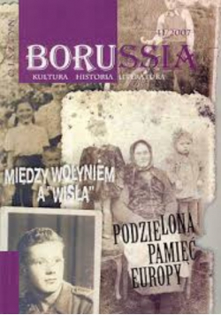 Borussia Kultura Historia Literatura Nr 41 / 2007