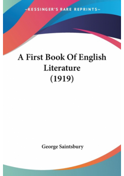 A First Book Of English Literature (1919)