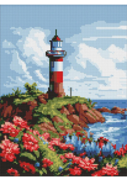 Diamentowa mozaika - Malownicza kraina 30x40cm