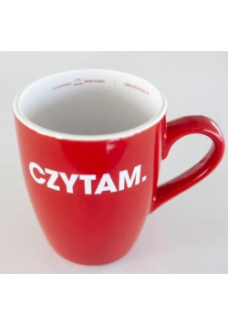 Kubek czerwony Czytam