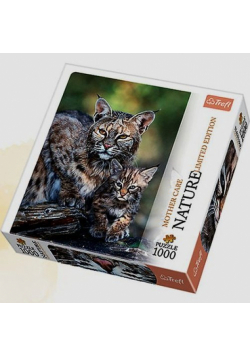 Puzzle 1000 Ryś rudy USA Nature Limited Edition Mother Care