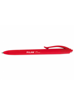 Długopis Milan p1 rubber touch czerwony