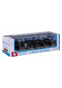 Bburago Model Black Collection 5-Pk. 1:64