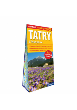 Tatry i Zakopane laminowany map&guide 2w1 przewodnik i mapa