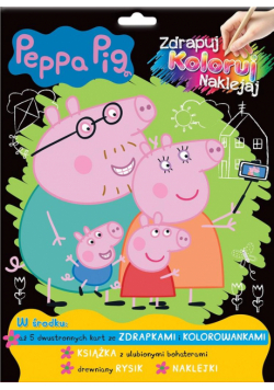 Peppa Pig. Zdrapuj, koloruj, naklejaj
