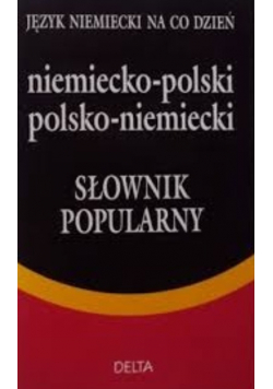 Słownik popularny, niemiecko - polski