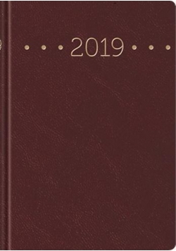 Kalendarz 2019 B7 Caribe bordowy