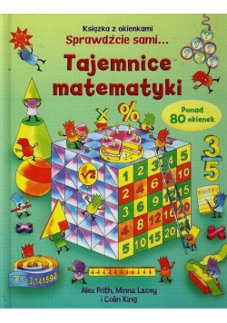 Tajemnice matematyki Książka z okienkami