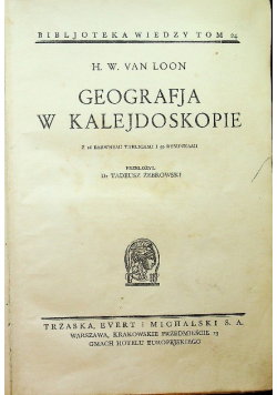 Geografja w kalejdoskopie ok 1930 r.