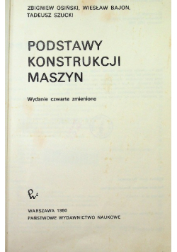 Podstawy konstrukcji maszyn