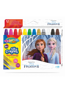 Kredki żelowe wykręcane Frozen Colorino Kids 12 kolorów