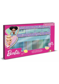 Barbie Pieczątki i pisaki 36 kolorów
