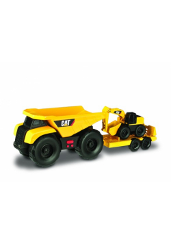 Wywrotka z koparką CAT Mini Trailer Team