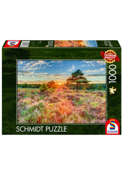 Puzzle PQ 1000 Zachód słońca na wrzosowisku G3