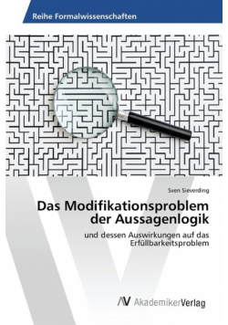 Das Modifikationsproblem der Aussagenlogik